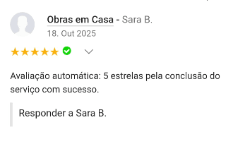 Avaliação real de cliente 1