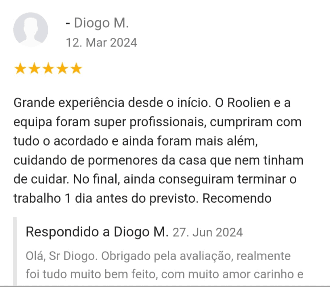 Avaliação real de cliente 3