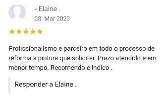 Avaliação real de cliente 5