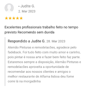 Avaliação real de cliente 6